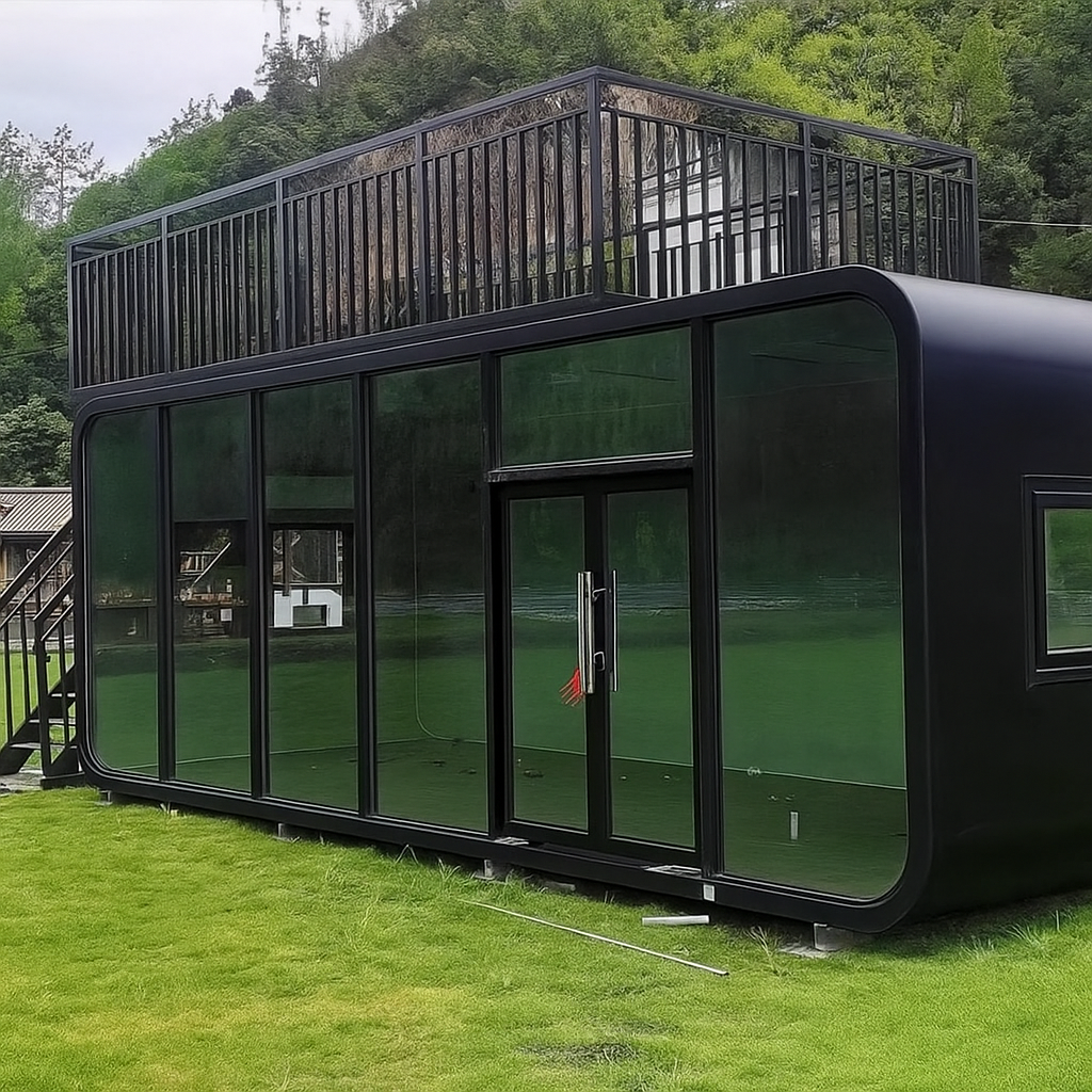 Mordern glass house